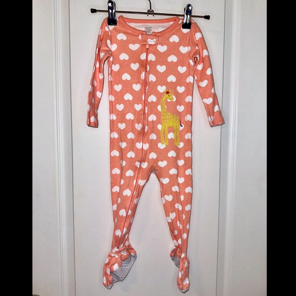 Carter’s Baby 1-Piece Giraffe 100% Snug Fit Cotton Footie Pajama (18M)